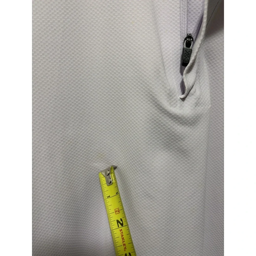 Rhone Men’s XL Lilac Purple Performance Golf Polo Quarter Zip